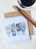 Pack of Greeting Cards - 7 design - Bloom - Saw Framed
