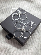 Sterling Silver Large Wire Flower