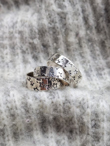 Sterling Silver Written In The Stars Open Ring