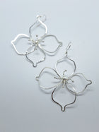 Sterling Silver Large Wire Flower