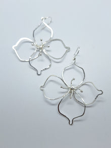 Sterling Silver Large Wire Flower