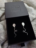 Sterling silver balloons earrings