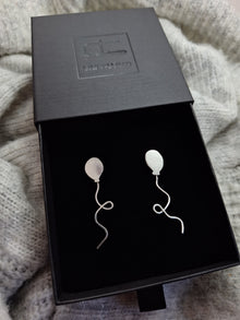 Sterling silver balloons earrings
