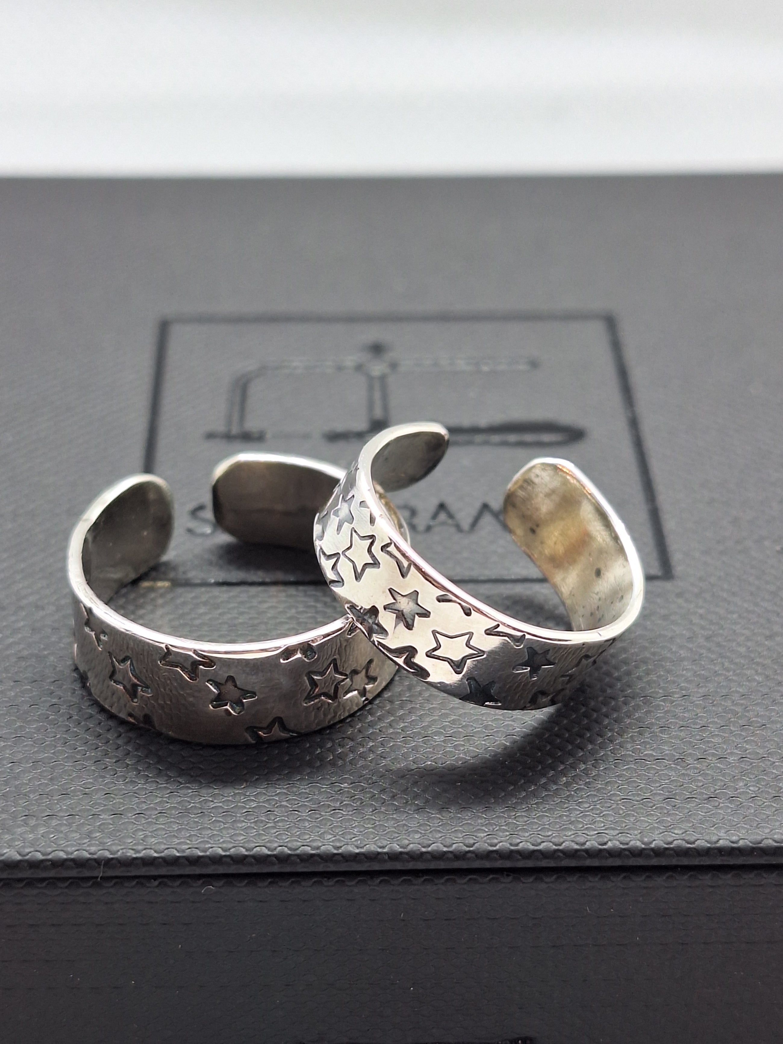 Sterling Silver Written In The Stars Open Ring