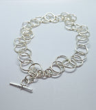 Sterling Silver Chunky Circle Chain - Limited Edition of 2 - Saw Framed