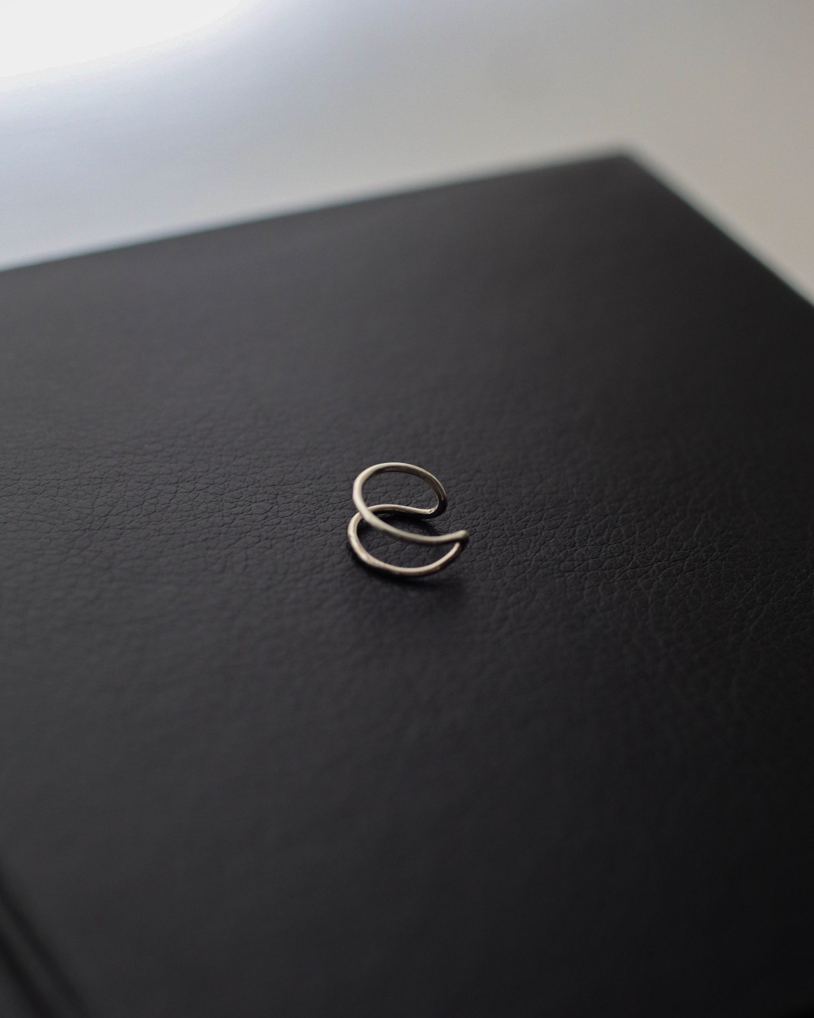 Sterling silver ear cuff (single) - Saw Framed