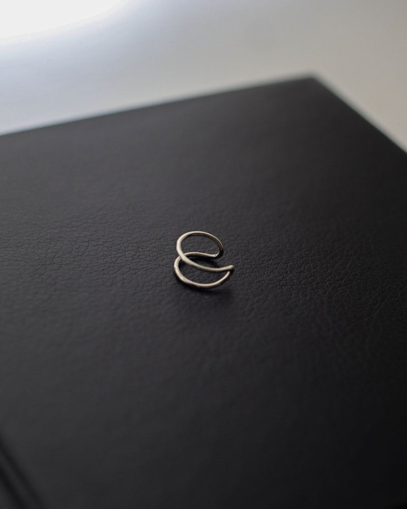 Sterling silver ear cuff (single) - Saw Framed