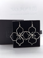 Sterling Silver Large Wire Flower - Saw Framed