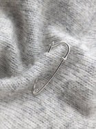 Sterling Silver Safety Pin (sold singly) - Saw Framed