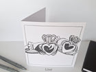Two Claddaghs - It's An Irish Thing - Greeting Card - Saw Framed