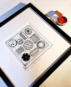 You Know The Rules - Fine Art Prints - Fine art test prints (only 2, no edition, not repeated) - Saw Framed